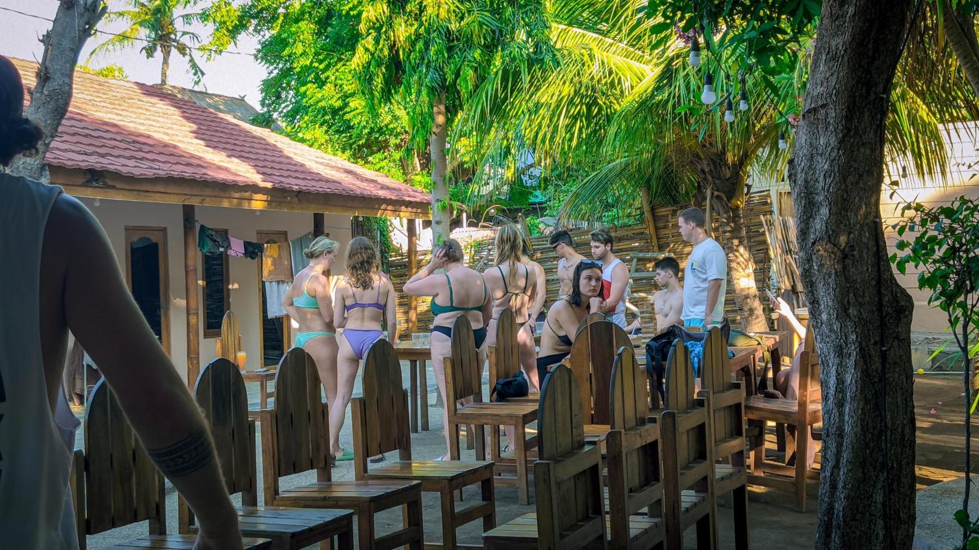 Jati Village, Party Hostel And Bungalows Gili Trawangan Exterior foto