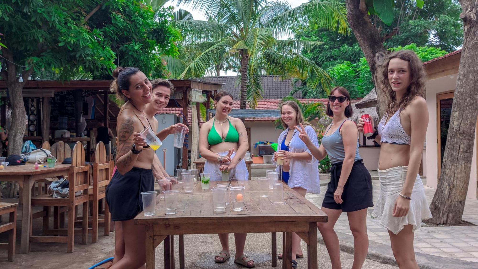 Jati Village, Party Hostel And Bungalows Gili Trawangan Exterior foto