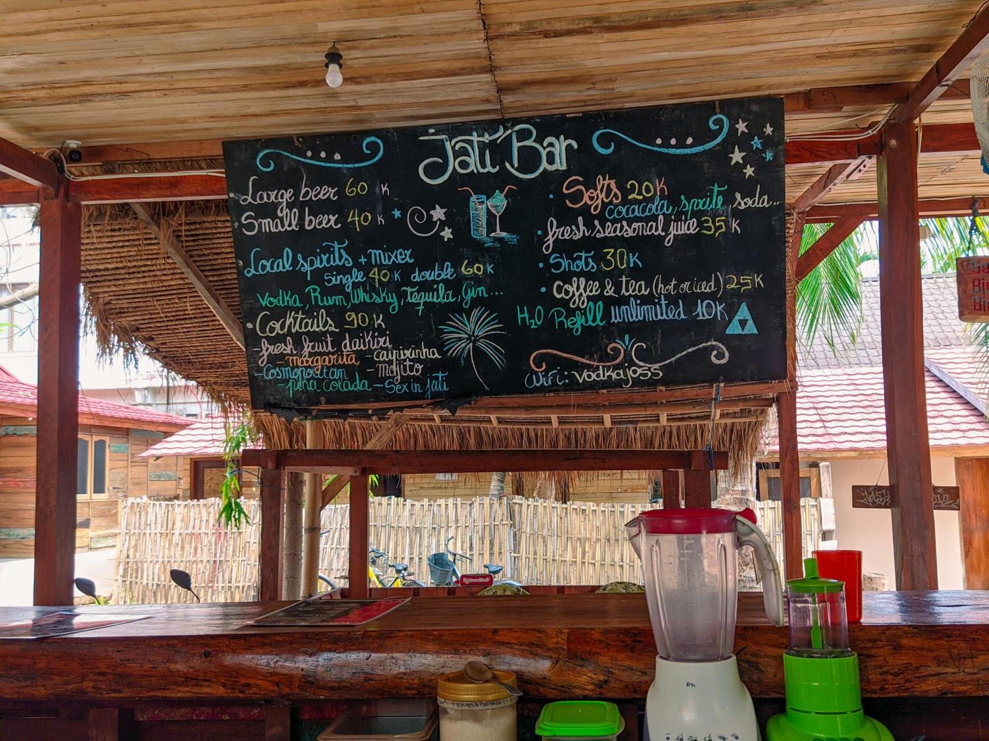 Jati Village, Party Hostel And Bungalows Gili Trawangan Exterior foto